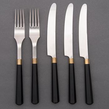 A 11-piece set of 'Kaleva' cutlery for Hackman Finland. Model designed in 1976.