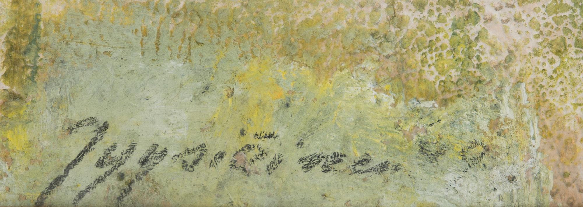 VALDEMAR PYYSIÄINEN, blandteknik på papper, signerad och daterad otydligt.