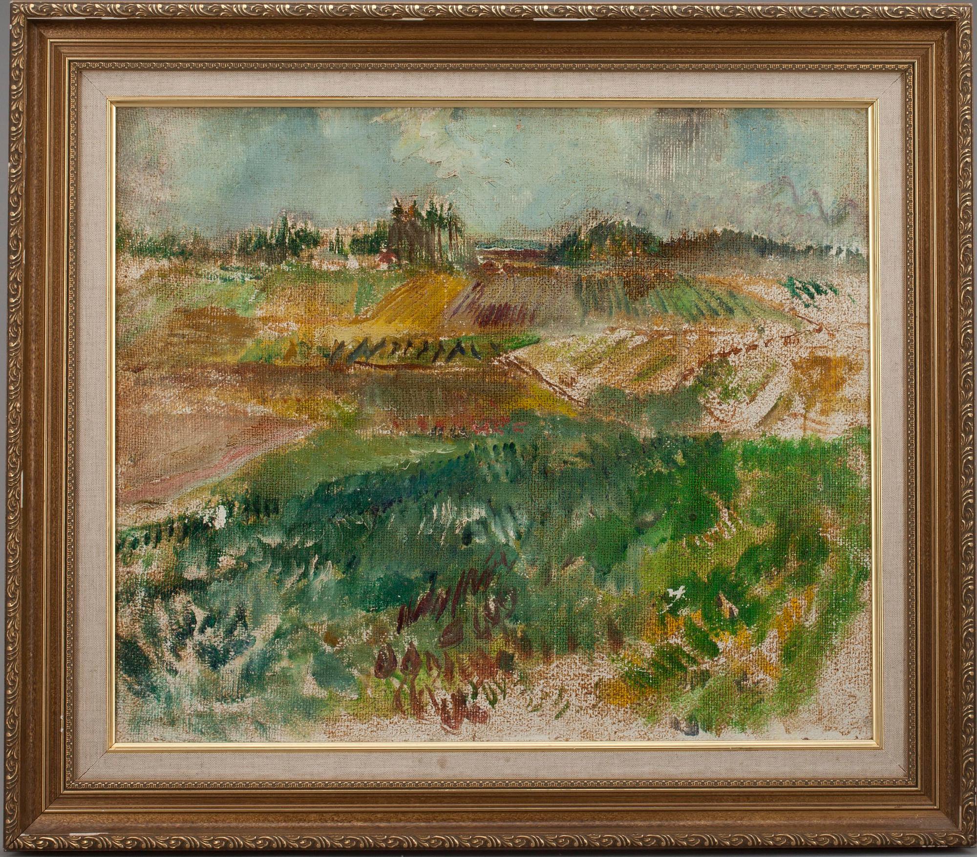 EEMU MYNTTI, olja på duk.