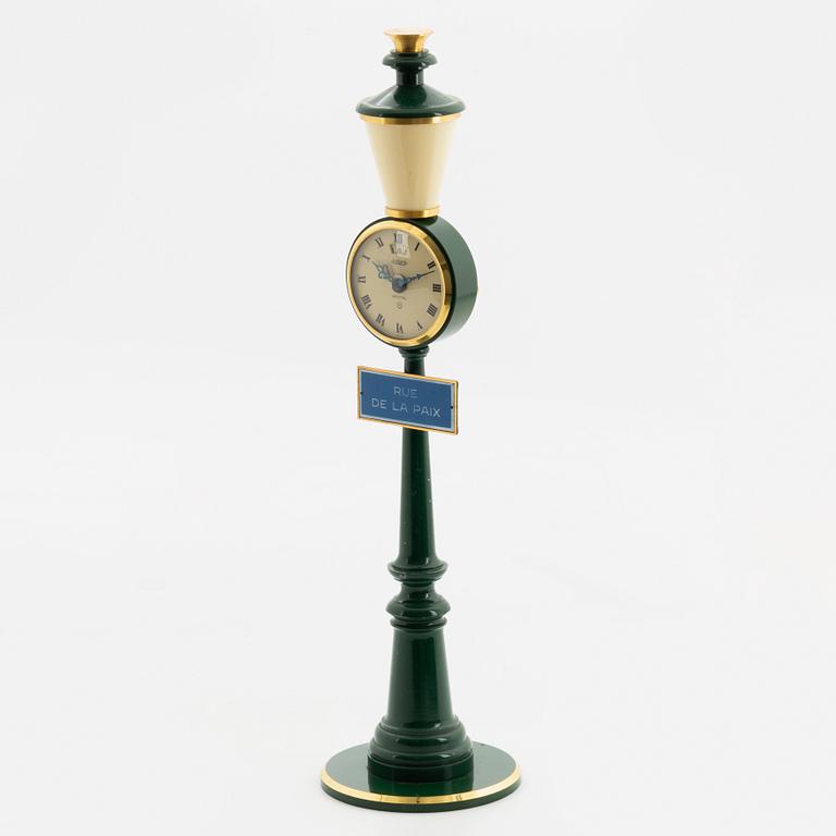 Jaeger-LeCoultre, Recital, "Rue De La Paix", mantel clock, 28 cm.