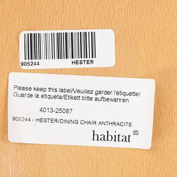 A set of six 'Hester' chairs, Habitat.