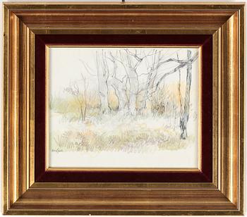 Robert Högfeldt · ROBERT HÖGFELDT, Blandteknik, signerad.