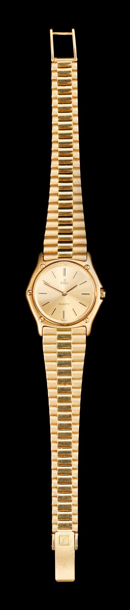 ARMBANDSUR, 18 k guld. Ebel. Vikt tot 70 g.