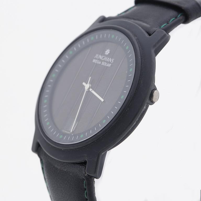 JUNGHANS, Mega solar, wrist watch 38 mm,