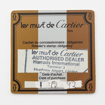 Cartier, must de CARTIER, VLC, wristwatch, 24 mm.