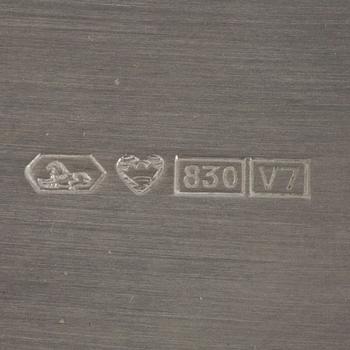 BÄGARE, 6 st, silver, Hopeakeskus, 1974. Vikt ca 421 g.