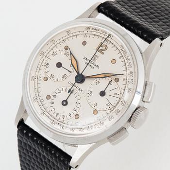UNIVERSAL GENEVE, Compax, kronograf.