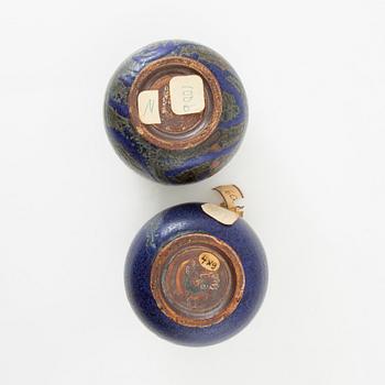 Gunnar Nylund, skålar 2 st. Nylund & Krebs, 1929-30 Köpenhamn Danmark.