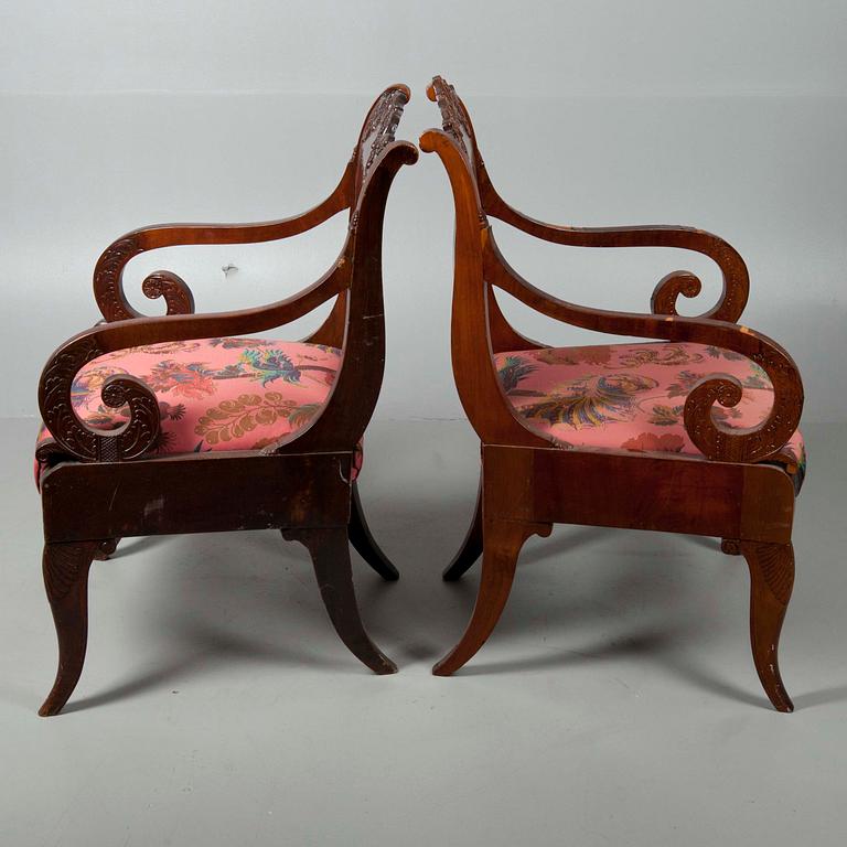 NOJATUOLEJA, 2 kpl, biedermeier, Venäjä 1800-luku.