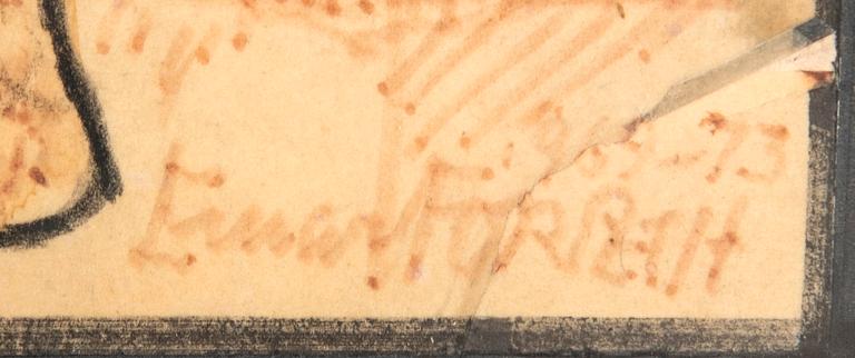 Einar Forseth, Sketch for glass painting.