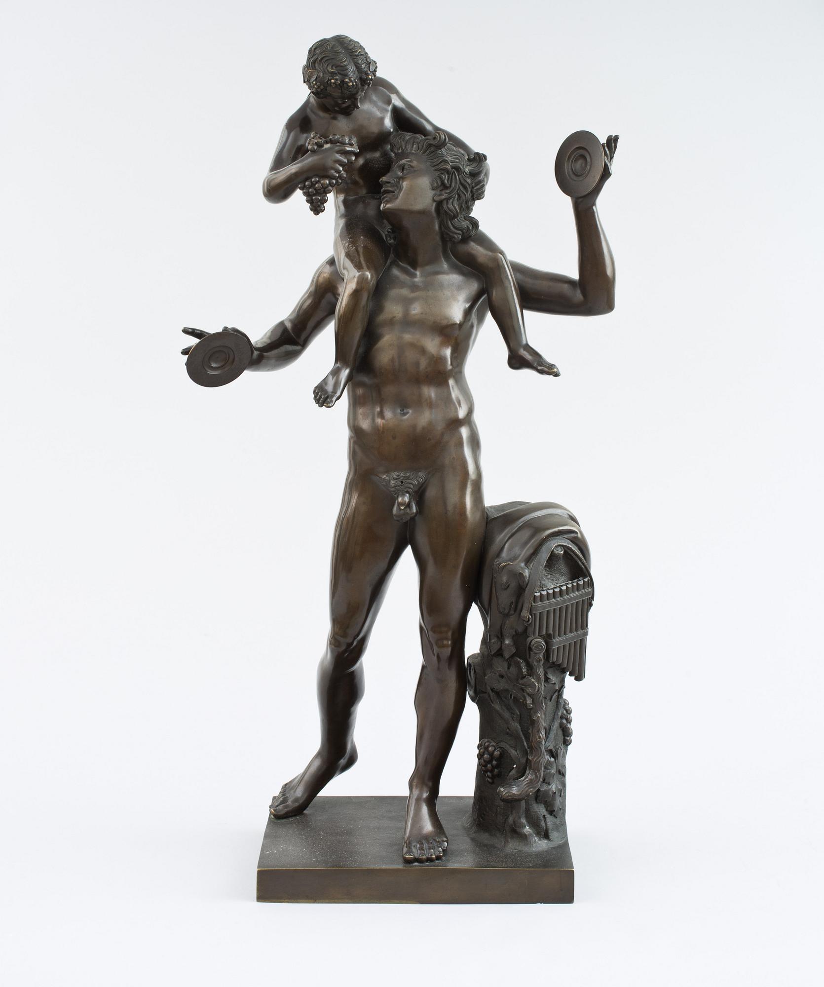 SKULPTUR, brons.  1800-talets slut.