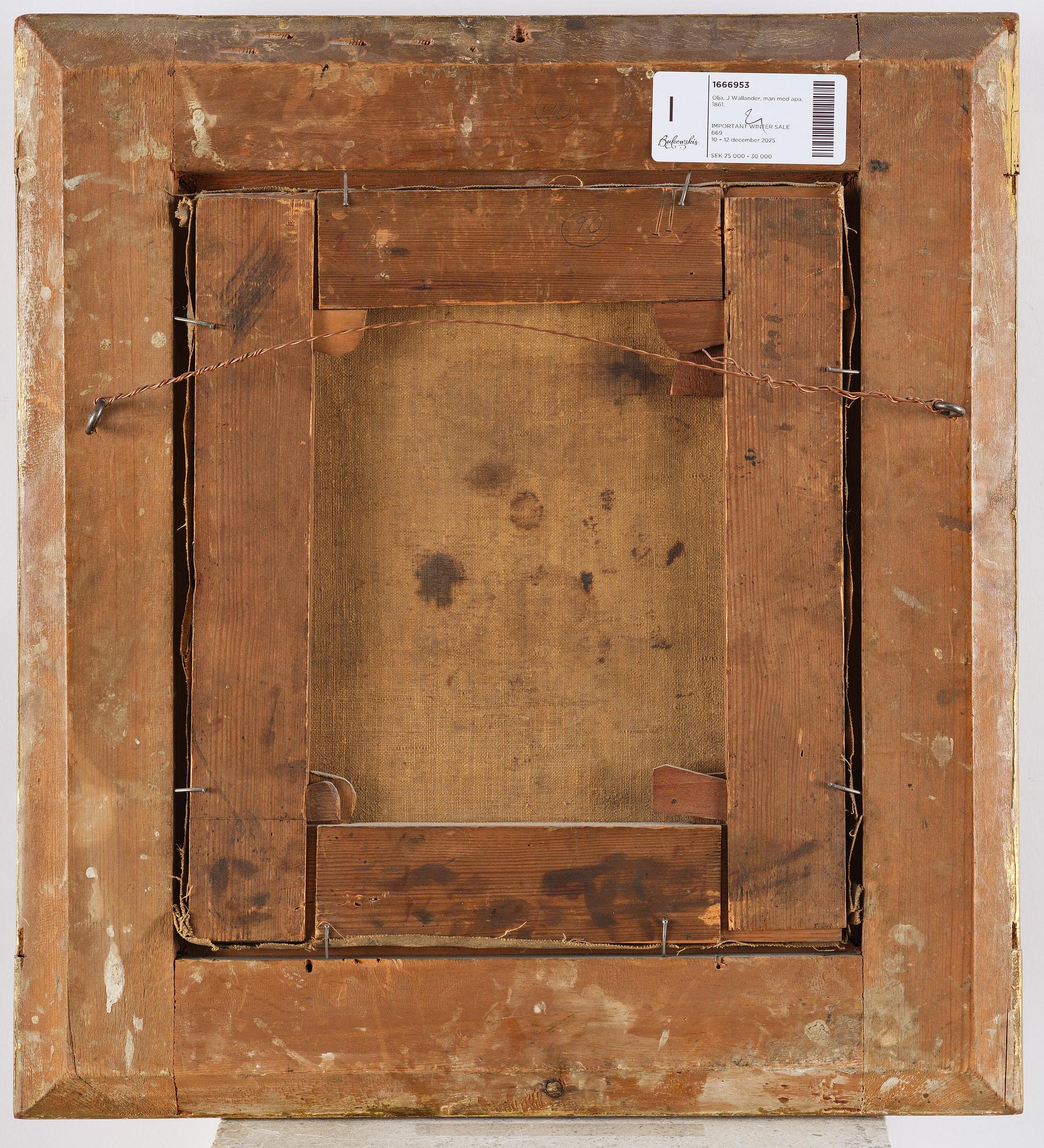 Josef Wilhelm Wallander, Translation: "Boy with monkey".