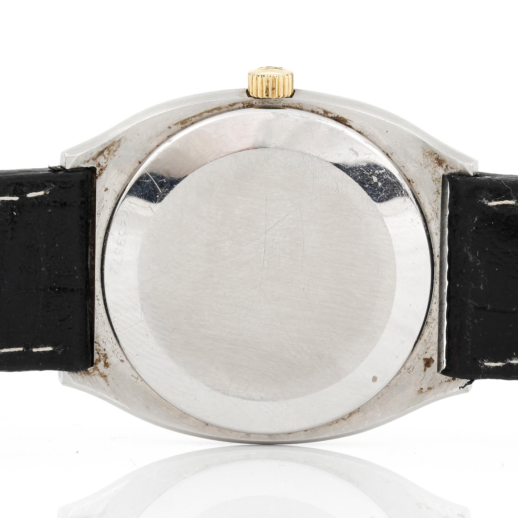 HERRARMBANDSUR, stål och guld på stål, IWC, International Watch Co, Schaffhausen.