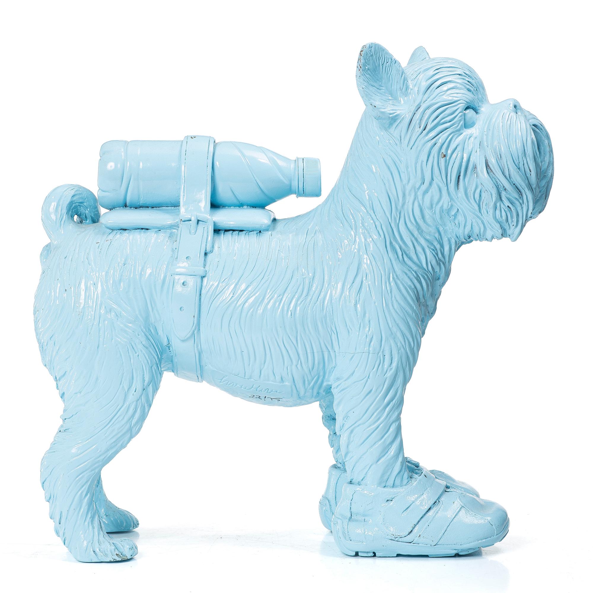 William Sweetlove, "Cloned Griffon Bruxellois with pet bottle.".