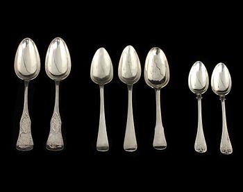 PARTI MATSKEDAR, 22 st, silver, 1800/1900-tal.