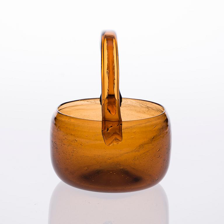SKÅL, glas, "Sargasso" Kaj Franck. Märkt i botten Nuutajärvi Notsjö.