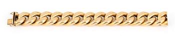 ARMBAND, 18K guld. Total vikt ca 66 g.