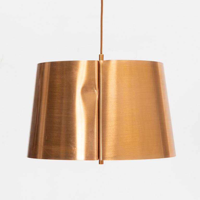 Jonas Lindvall,  a model 'W 124 Large' copper ceiling light, Wästberg.