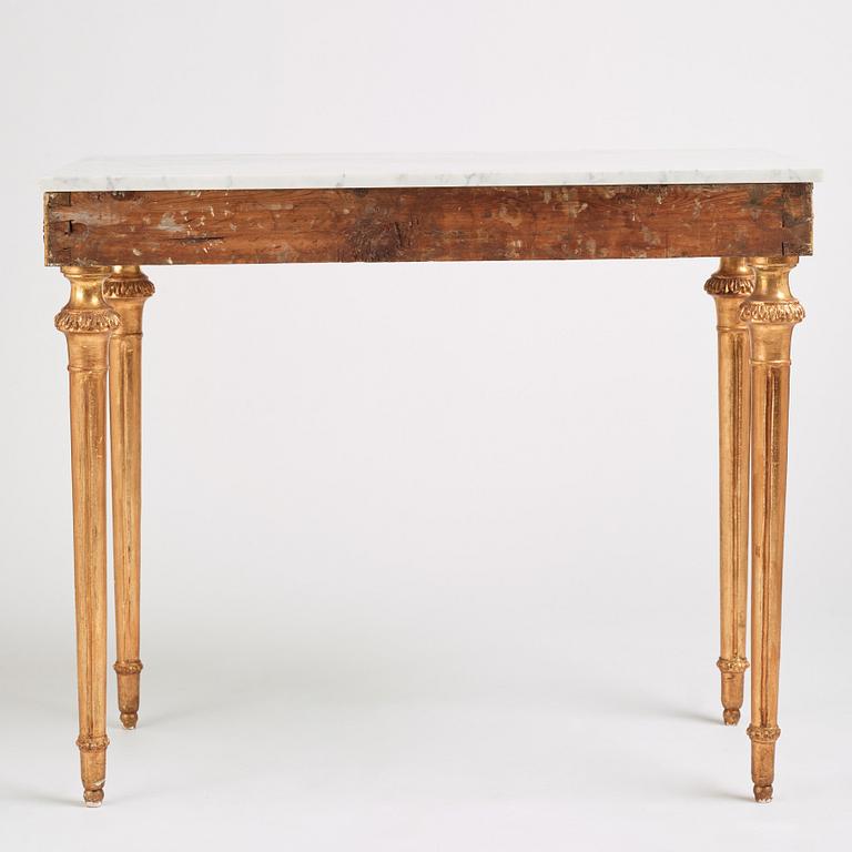 Konsolbord, Stockholmsarbete 1700-talets senare del, Gustavianskt.