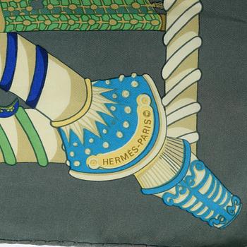 Hermès, a 'Etendards et Bannieres' scarf.