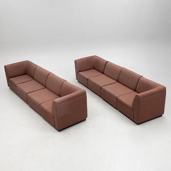 Modulsoffa, 8 delar, JOC Vetlanda, 1970-tal.