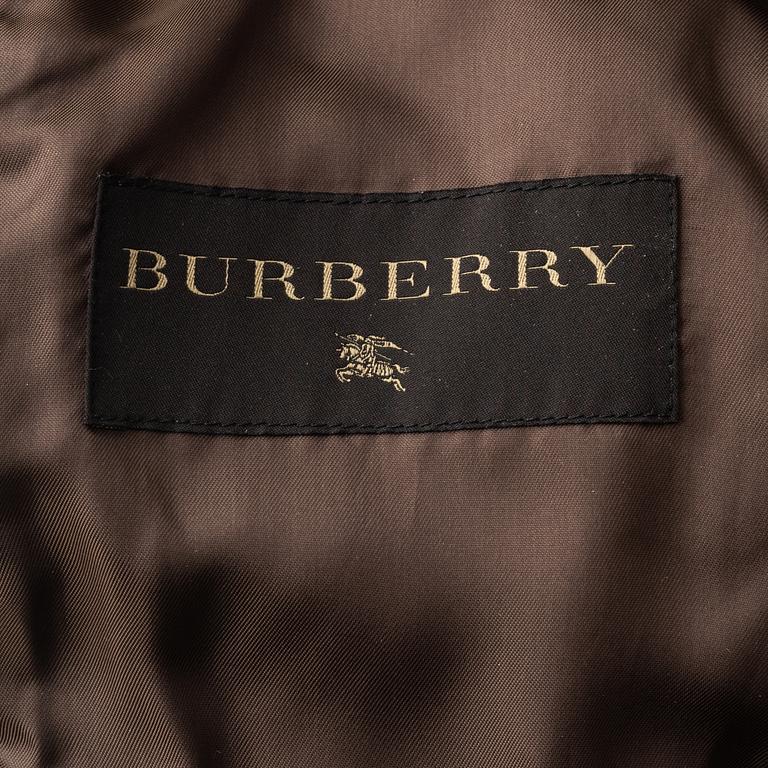 Burberry, a quilted lambskin jacket, size 38.