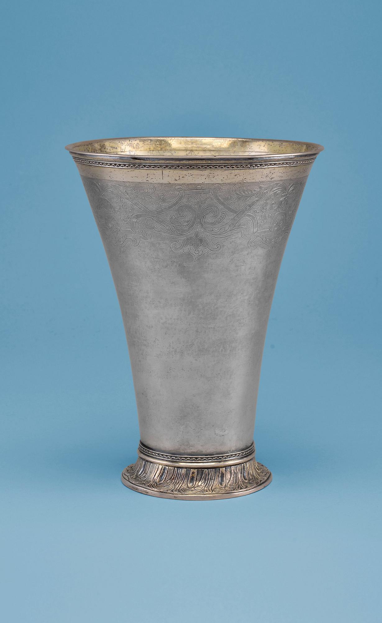 BÄGARE, silver Samuel Cavander Björneborg 1767. Vikt 533 g.