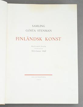 NILS-GUSTAV HAHL, Samling Gösta Stenman, Finländsk konst, numrerad 419/500, Helsingfors 1932.