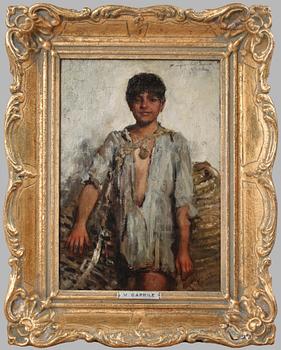 VINCENZO CAPRILE,  olja på duk, sign.