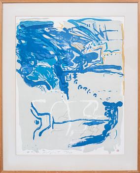 JÖRGEN FOGELQUIST, färglitografi, signerad och numrerad 104/125.