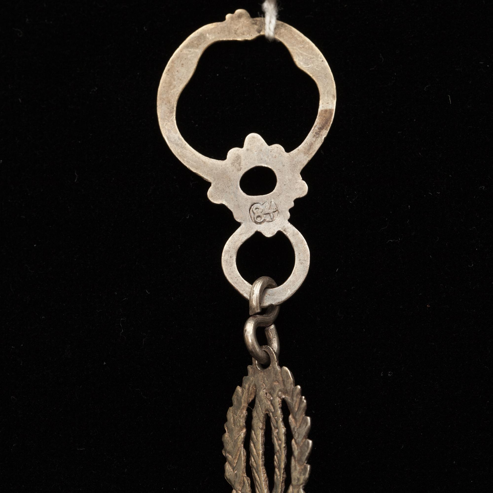 KRUCIFIX, silver, Ryssland. Vikt c:a 50 g.