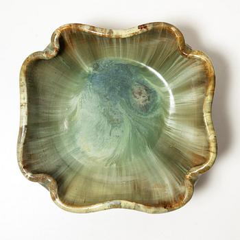 Allan Ebeling, a glazed ceramic bowl, Torshälla 1930s.