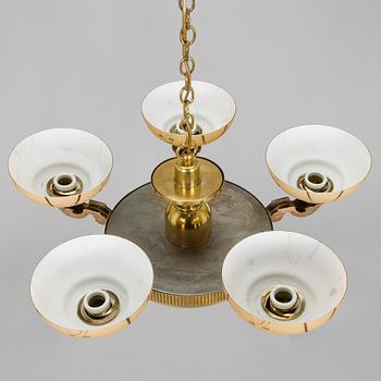 Paavo Tynell, taklampa modell 1204/5, Taito, 1930-tal.