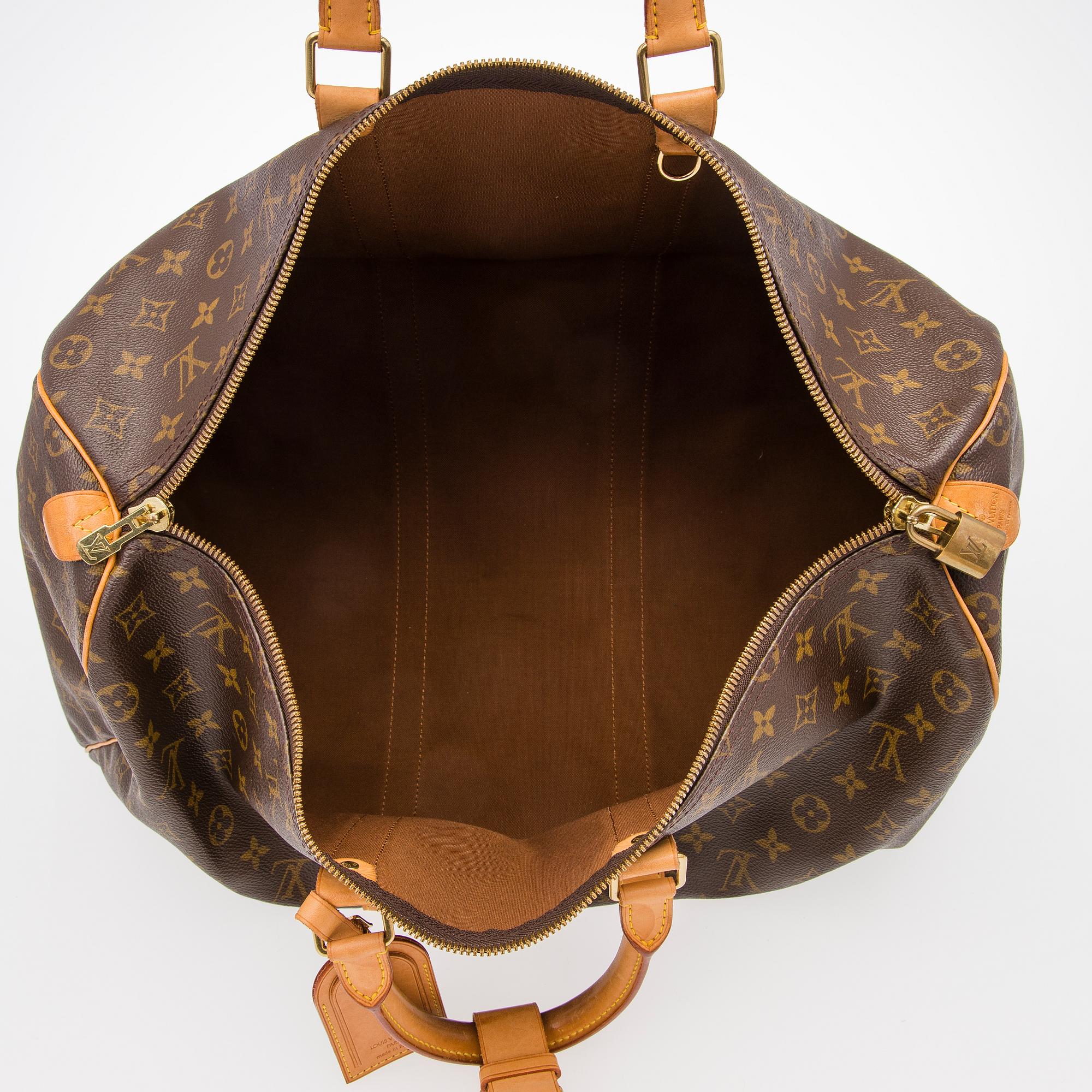 MONOGRAM CANVAS KEEPALL 50 BAG.