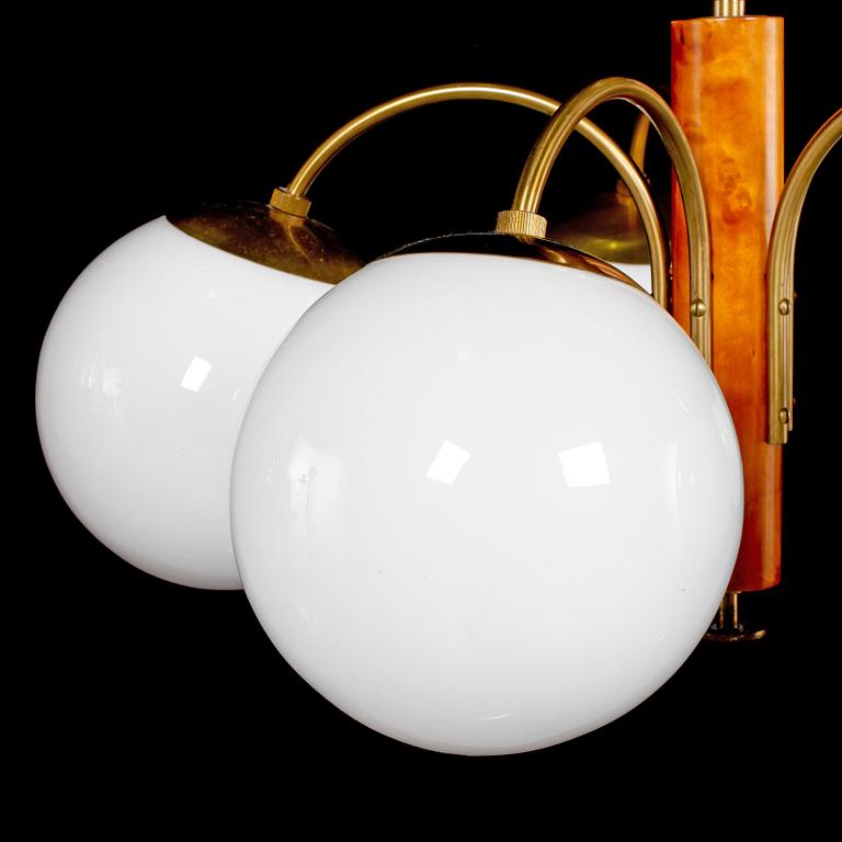 TAKLAMPA, art déco, 1900-talets första hälft. Höjd 56 cm.