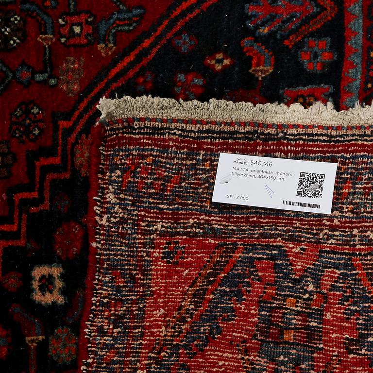 MATTA, orientalisk, modern tillverkning, 304x150 cm.