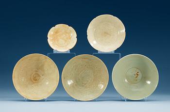 A set of five bowls, Song/Yuan dynasty.