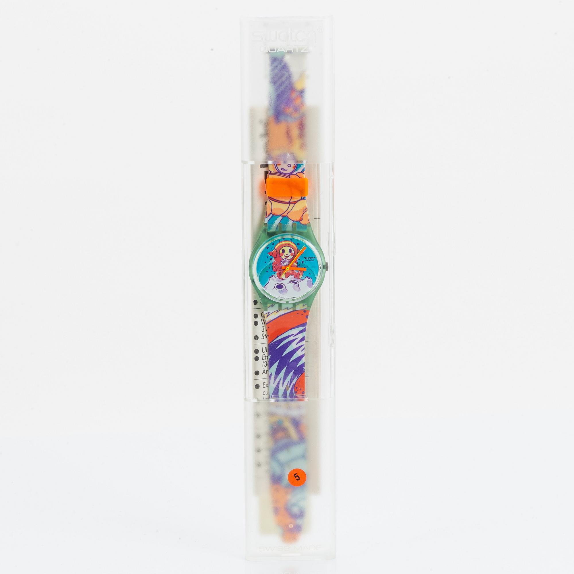 Swatch, Yuri, wristwatch, 34 mm.