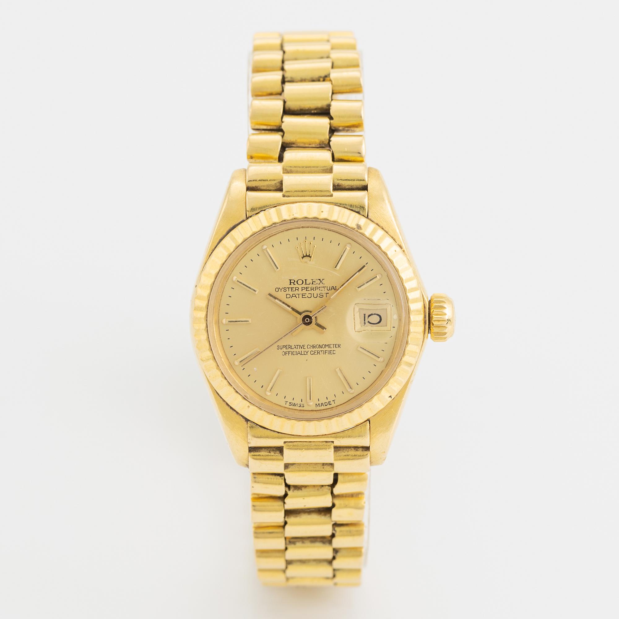 Rolex, Oyster Perpetual, Datejust, wristwatch, 26 mm.
