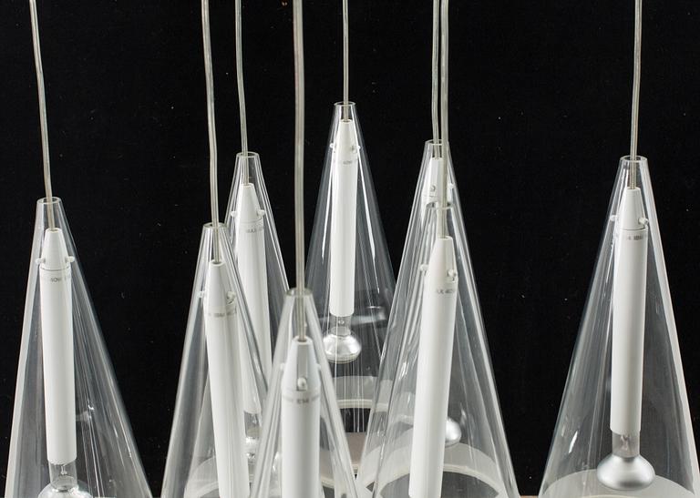 Flos Fucsia 8 Light Pendant by Achille Castiglion.