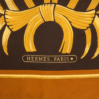 HERMÈS, scarf, "Le Tiger Royale".