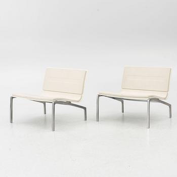Piero Lissoni, Armchairs, a pair, “PL200”, Fritz Hansen, 2006.