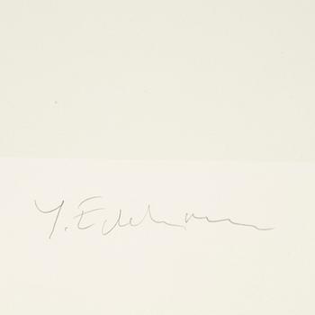 YRJÖ EDELMANN, lithograph in colors, signed Y. Edelmann and numbered 238/250 in pencil.