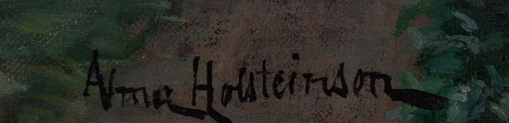 Alma Holsteinson, Under the parasol.