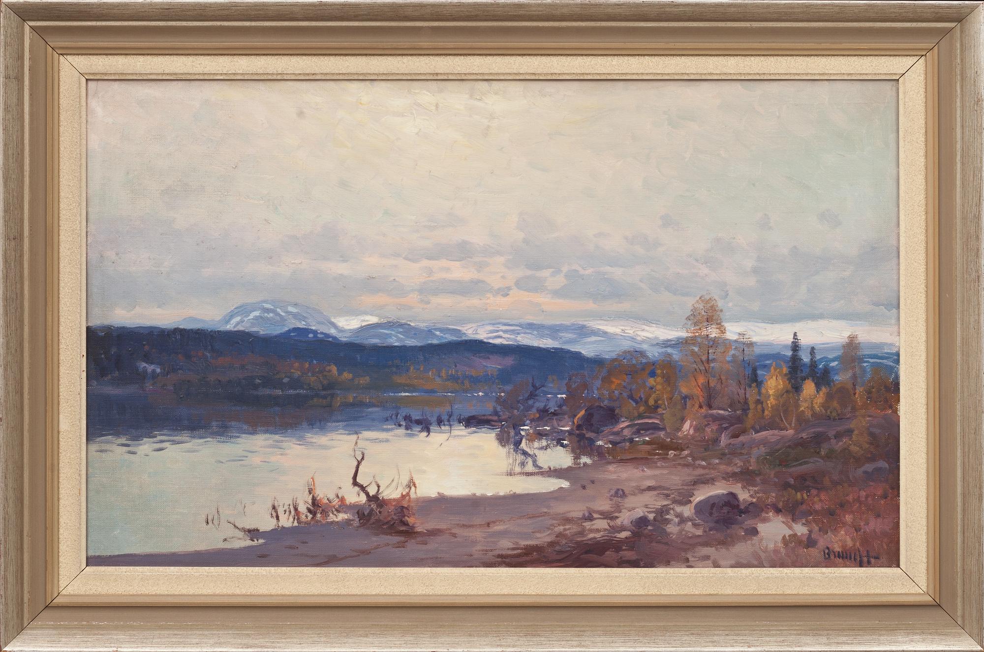 CARL BRANDT, olja på duk, signerad.