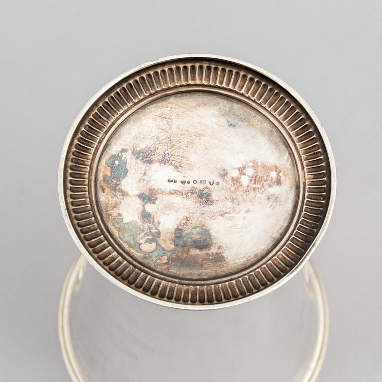 A Swedish silver beaker, mark of GAB, Stockholm 1940.