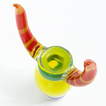 Erik Höglund, vas, glas, Studioglas, Strömbergshyttan, 1997.