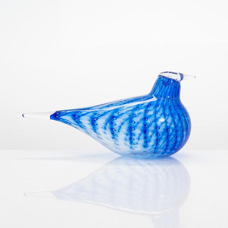 Oiva Toikka, a glass bird, signed O. Toikka Nuutajärvi Stora Enso oyj. Iittala 2008.