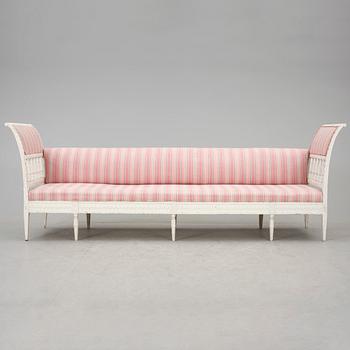 BANKETSOFFA, sengustaviansk, 1800-talets början.