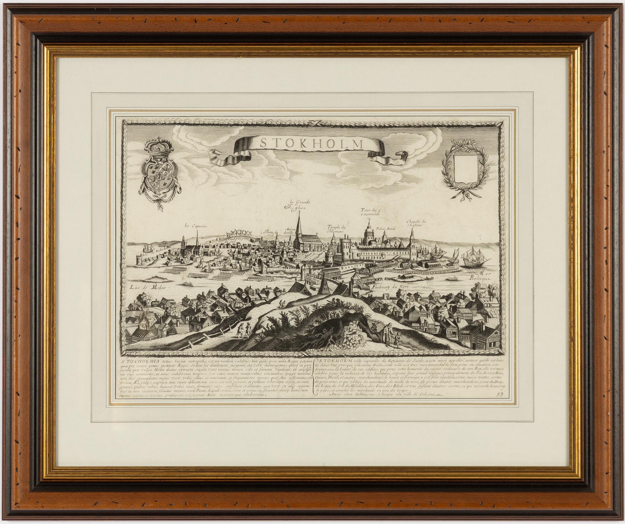 Gerard Jollain, a map, engraving, Paris, France, c. 1678.